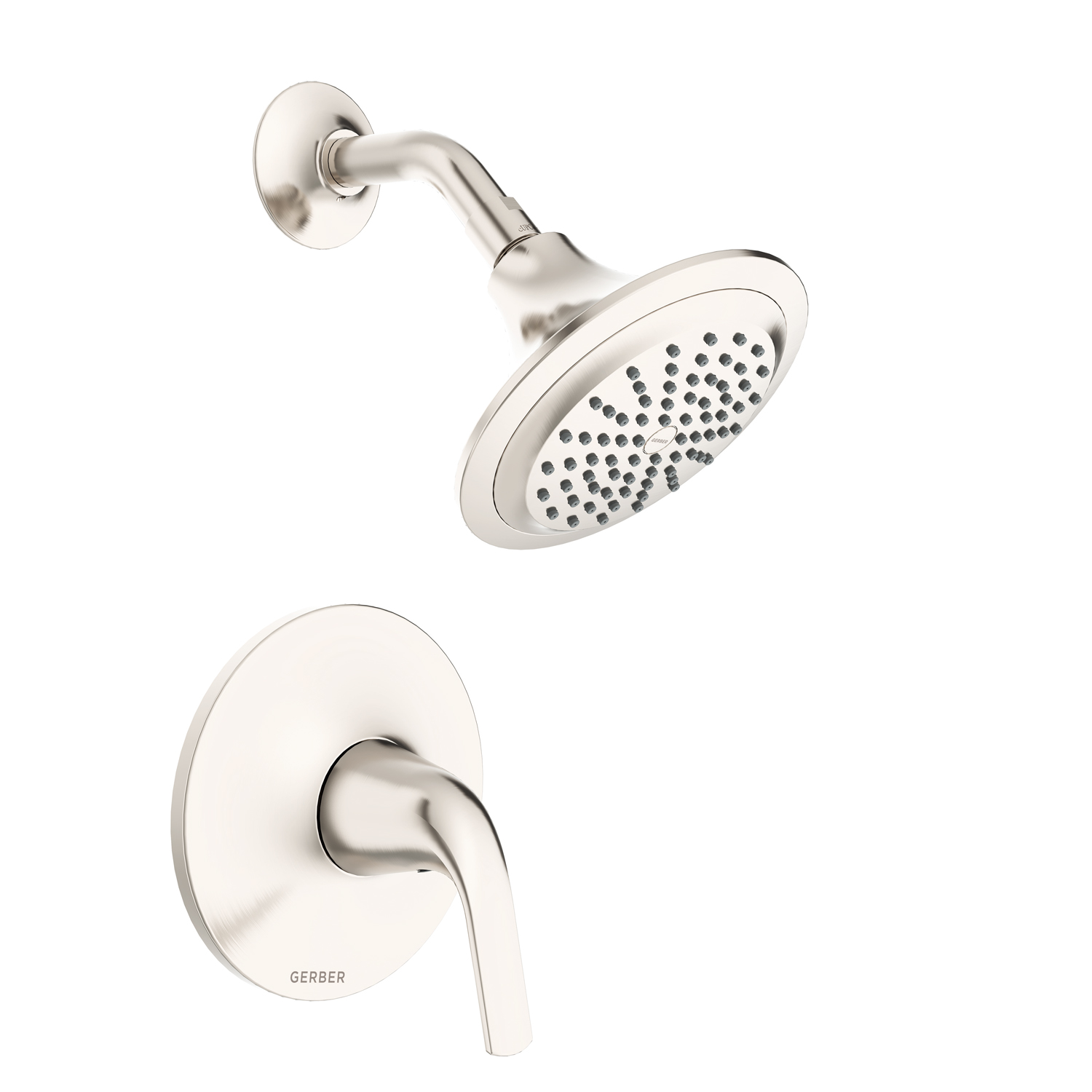 Danze D501534BNTC Lemora 1H Shower Only Trim Kit & Treysta Cartridge 1.75gpm - Brushed Nickel