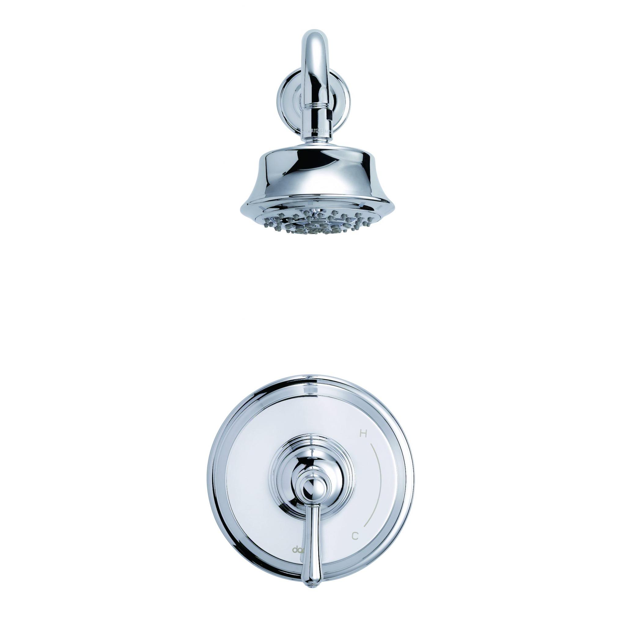 Danze D501557TC Opulence 1H Shower Only Trim Kit & Treysta Cartridge w/ 5 Function Showerhead 1.75gpm - Chrome