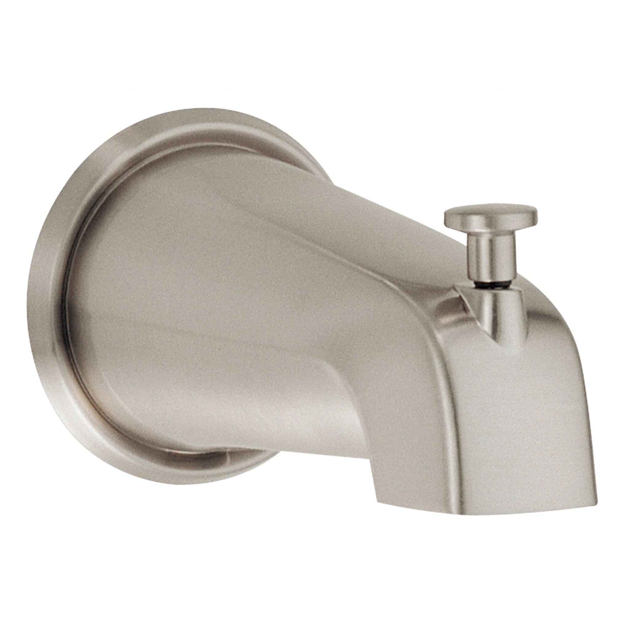 Danze D606225BN 5 1/2" Wall Mount Tub Spout with Diverter - Brushed Nickel