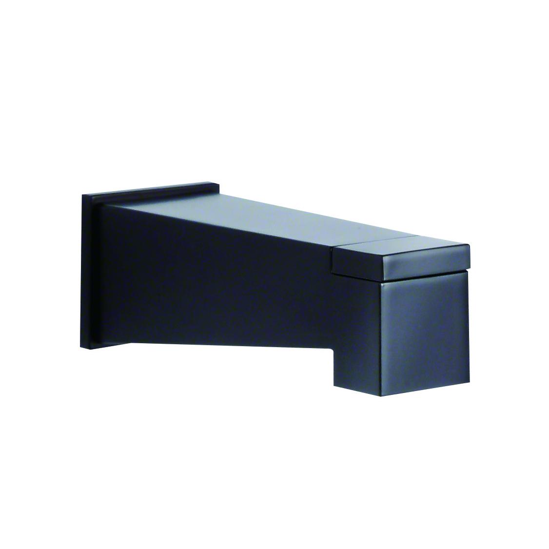 Danze DA606445BS Mid-Town Wall Mount Tub Spout with Diverter - Satin Black