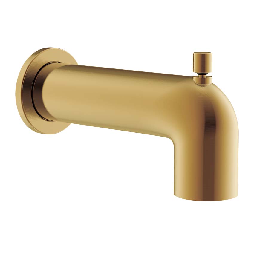 Danze DA666934BB Parma Wall Mount Tub Spout with Diverter - Brushed Bronze