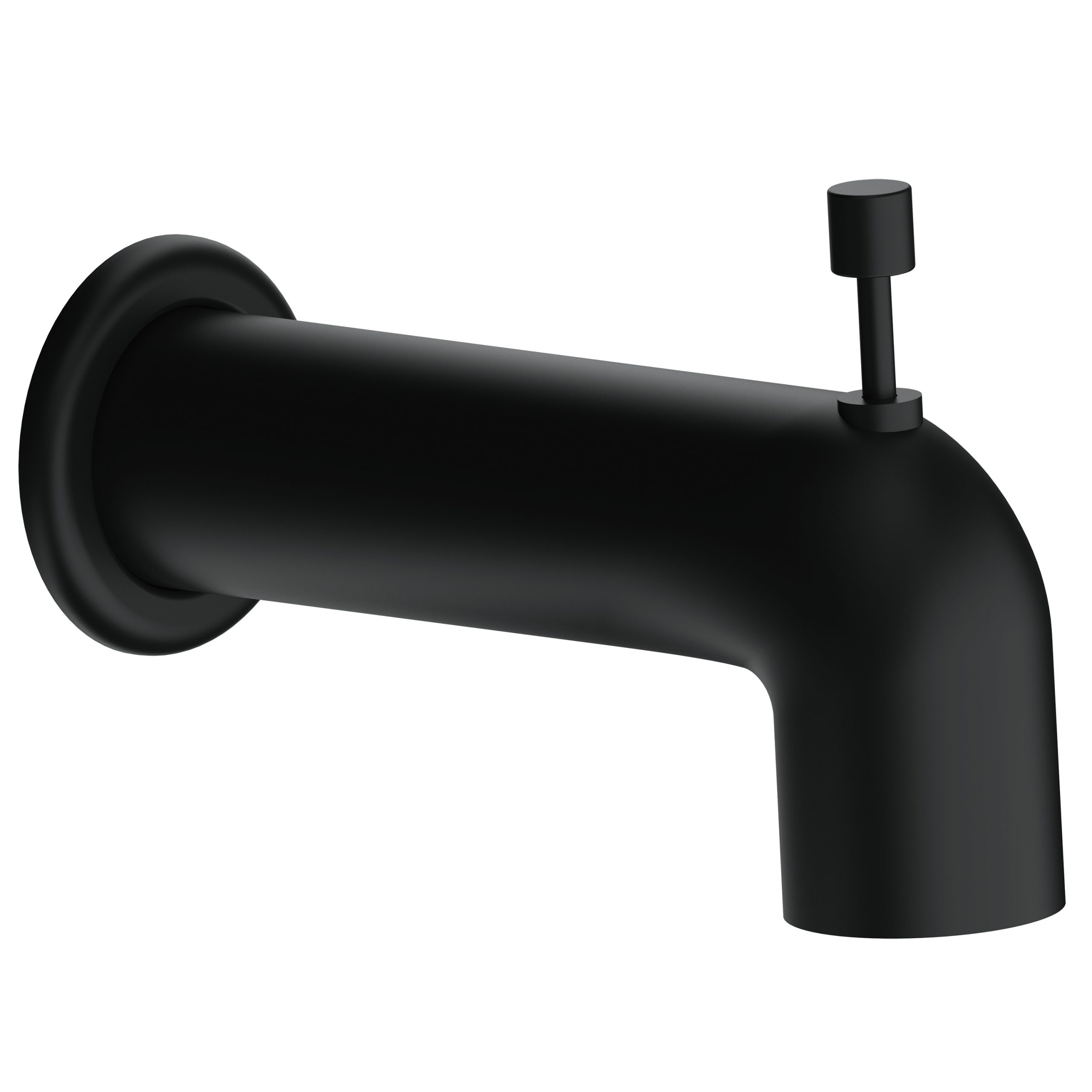 Danze DA666934BS Parma Wall Mount Tub Spout with Diverter - Satin Black