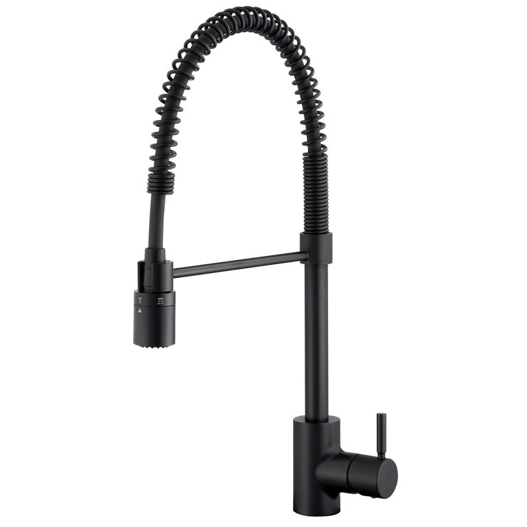 Danze DH450188BS The Foodie Noir 1H Pre-Rinse Pull-Down Kitchen Faucet 1.75gpm - Satin Black