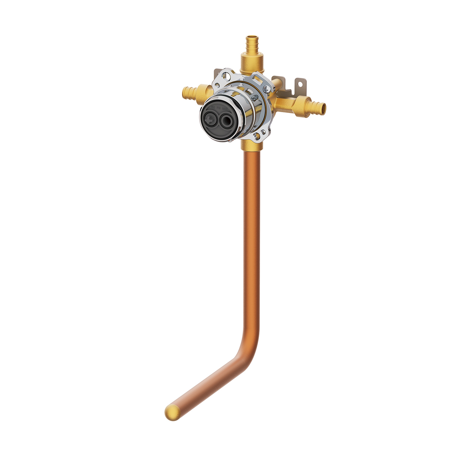 Danze G00GS504T Treysta Tub & Shower Valve- Horizontal Inputs WITHOUT Stops WITH Stub-out - Crimp Pex