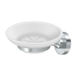 Deltana BBN2012-26 Frosted Glass Soap Dish BBN Series