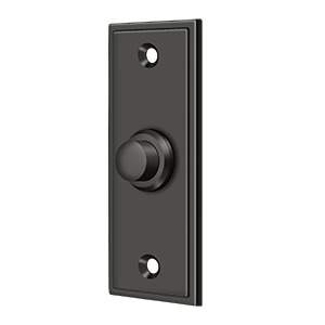 Deltana BBS333U10B Bell Button Rectangular Contemporary