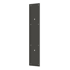 Deltana PPH3520U10B Push Plate 20" for 10" Door Pull