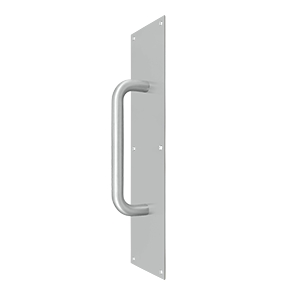 Deltana PPH4016U32D Pull Plate with Handle 4" x 16" S/S