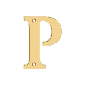 Deltana RL4P-CR003 4" Residential Letter P