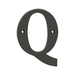 Deltana RL4Q-10B 4" Residential Letter Q