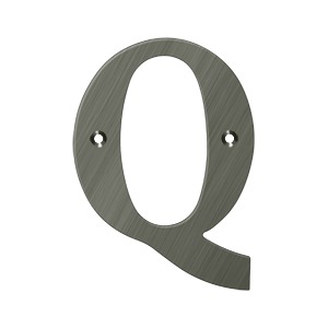 Deltana RL4Q-15A 4" Residential Letter Q