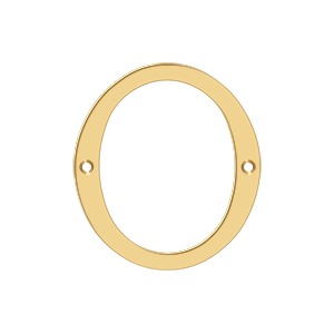 Deltana RN4-0 4" Numbers Solid Brass