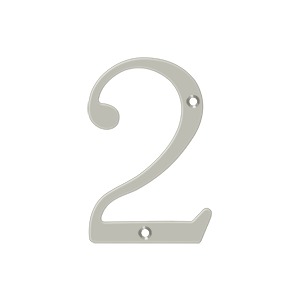 Deltana RN4-2U15 4" Numbers Solid Brass