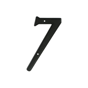 Deltana RNZ4-7 4" Numbers Zinc Die-Cast Black