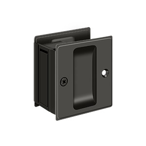 Deltana SDP25U10B Pocket Lock 2 1/2"x 2 3/4" Passage