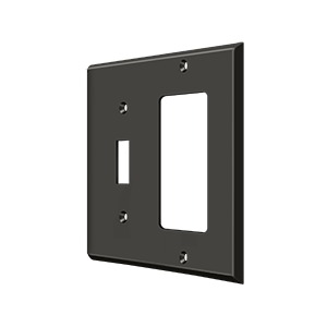 Deltana SWP4743U10B Switch Plate Single Switch/Single Rocker