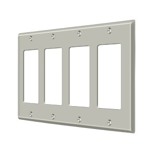 Deltana SWP4744U15 Switch Plate Quadruple Rocker