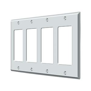 Deltana SWP4744U26 Switch Plate Quadruple Rocker