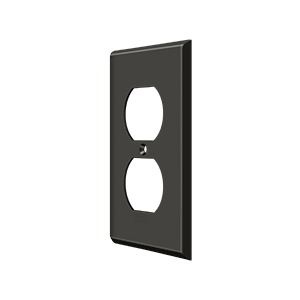 Deltana SWP4752U10B Switch Plate Double Outlet