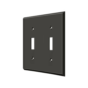 Deltana SWP4761U10B Switch Plate Double Standard