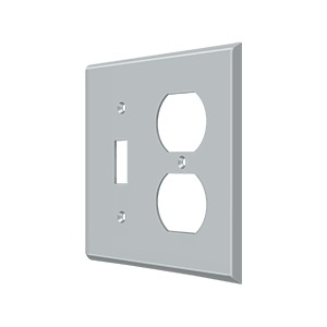 Deltana SWP4762U26D Switch Plate Single Switch/Double Outlet