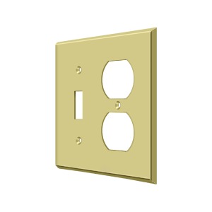 Deltana SWP4762U3 Switch Plate Single Switch/Double Outlet