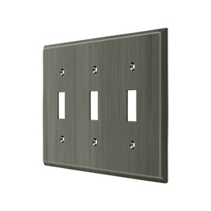 Deltana SWP4763U15A Switch Plate Triple Standard