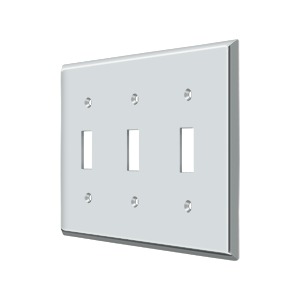 Deltana SWP4763U26 Switch Plate Triple Standard