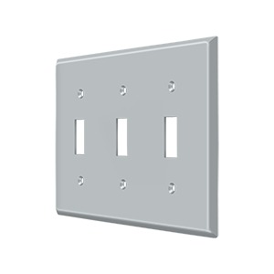 Deltana SWP4763U26D Switch Plate Triple Standard