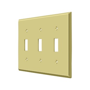 Deltana SWP4763U3 Switch Plate Triple Standard