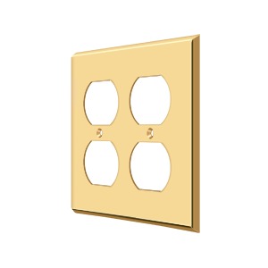 Deltana SWP4771CR003 Switch Plate Quadruple Outlet