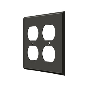 Deltana SWP4771U10B Switch Plate Quadruple Outlet