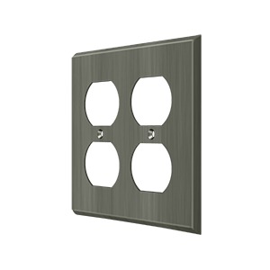 Deltana SWP4771U15A Switch Plate Quadruple Outlet