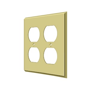 Deltana SWP4771U3 Switch Plate Quadruple Outlet