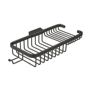 Deltana WBR1051HU10B Wire Basket 10-3/8" Rectangular Deep & Shallow With Hook