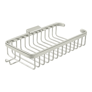 Deltana WBR1052HU14 Wire Basket 10-3/8" Rectangular Shallow With Hook