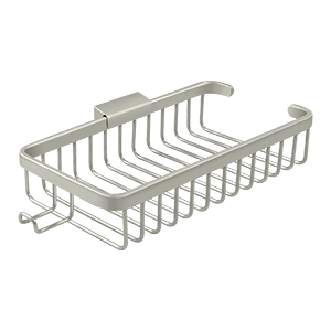 Deltana WBR1052HU15 Wire Basket 10-3/8" Rectangular Shallow With Hook