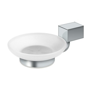 Deltana ZA2012-26 Frosted Glass Soap Dish ZA Series