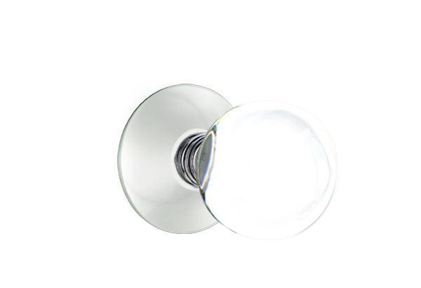 Emtek 5057BLUS26 Dummy, Pair. Modern Rosette. Bristol Knob. Polished Chrome