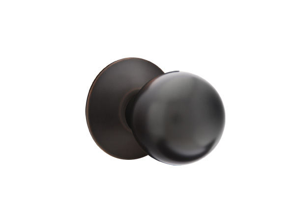 Emtek 5057ORBUS10B Dummy, Pair. Modern Rosette. Orb Knob. Oil Rubbed Bronze