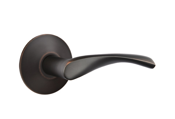 Emtek 5057TRTUS10B Dummy, Pair. Modern Rosette. Triton Lever. Oil Rubbed Bronze