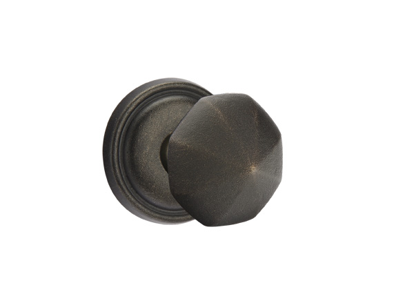 Emtek 70512OCKMB Dummy, Pair. #12 Rosette. Octagon Knob. Medium Bronze