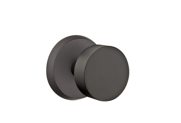 Emtek 7056BZRNFB Dummy, Pair. #2 Rosette. Round Knob. Flat Black Bronze