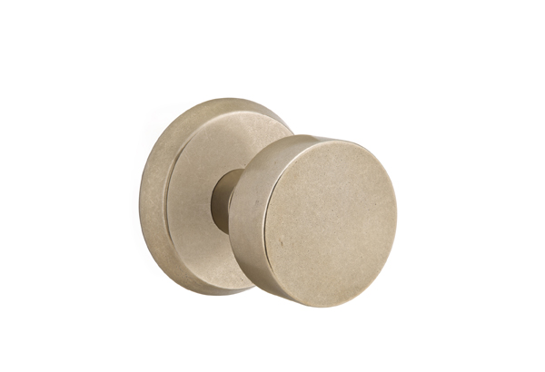 Emtek 7056BZRNTWB Dummy, Pair. #2 Rosette. Round Knob. Tumbled White Bronze