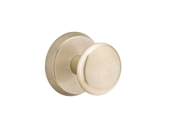 Emtek 7056WCTWB Dummy, Pair. #2 Rosette. Winchester Knob. Tumbled White Bronze