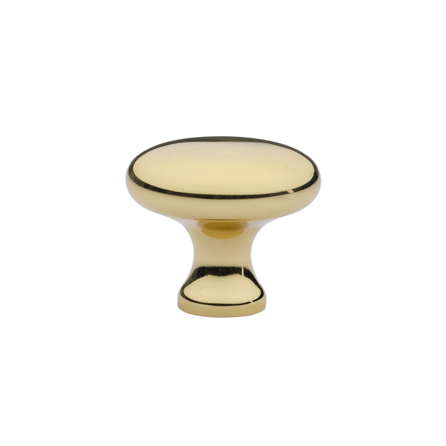 Emtek 86014US3 Cabinet Knob, Brass Providence, 1-1/4" - Polished Brass