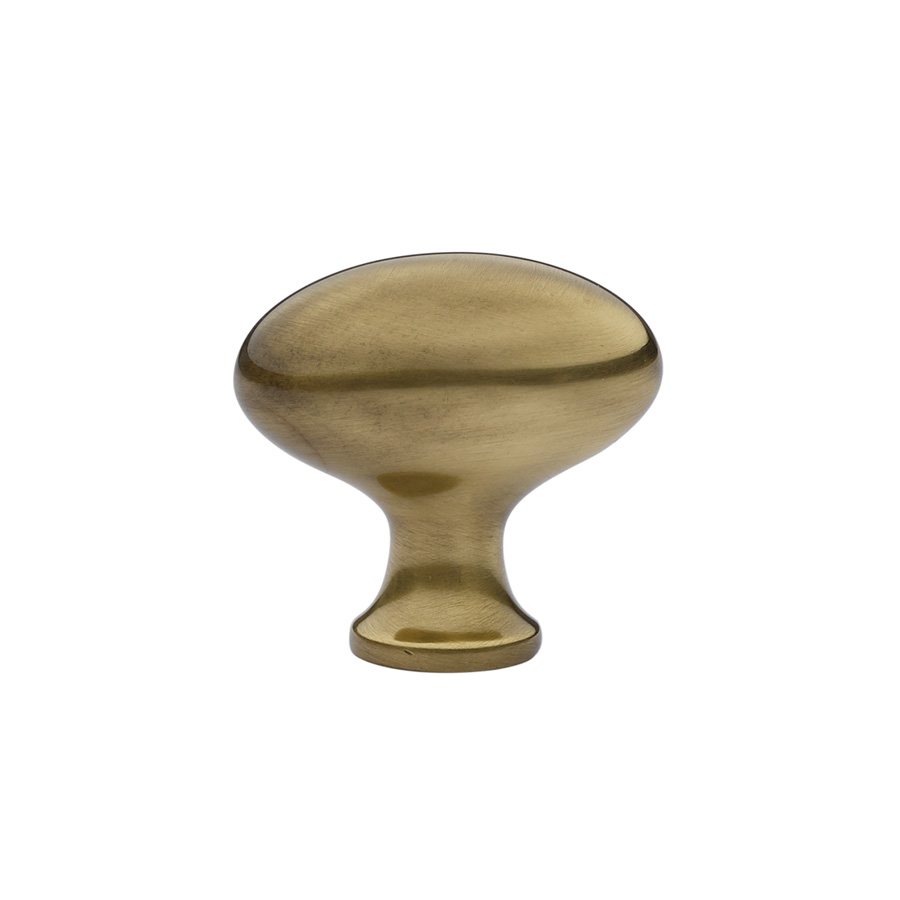 Emtek 86015US7 Cabinet Knob, Brass Egg, 1" - French Antique