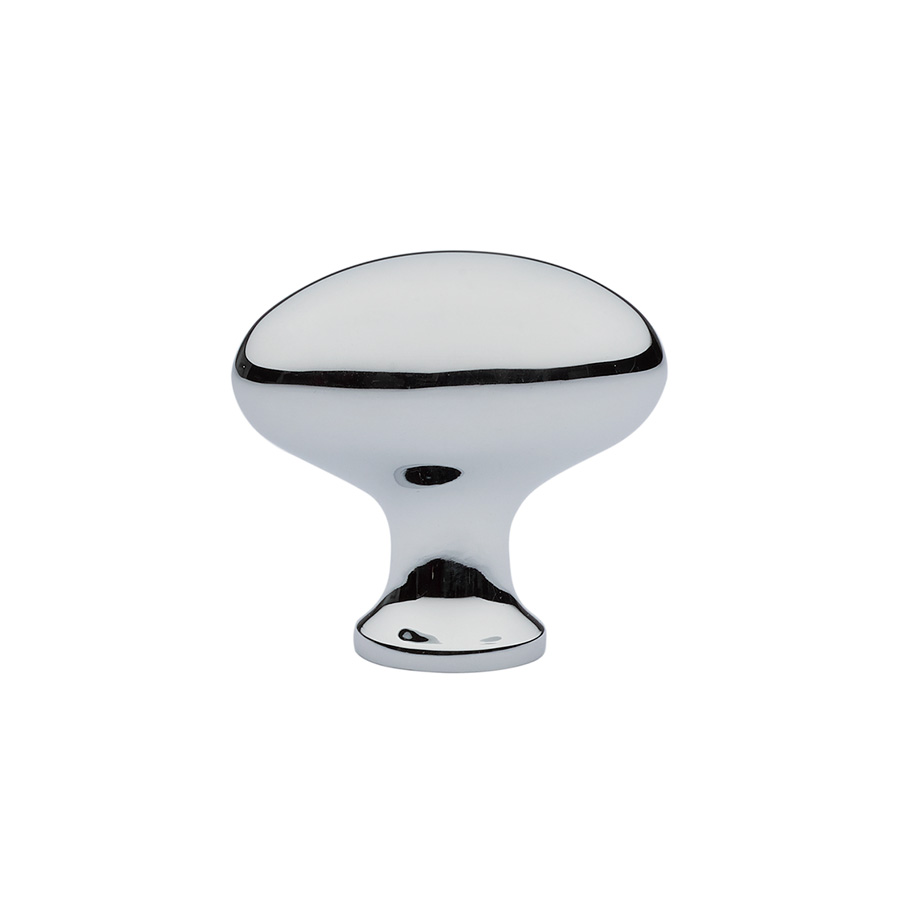 Emtek 86124US26 Egg Wardrobe Knob, 1-3/4" - Polished Chrome