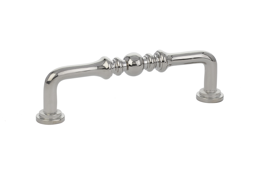 Emtek 86130US14 Spindle Pull, 4" C-C - Polished Nickel