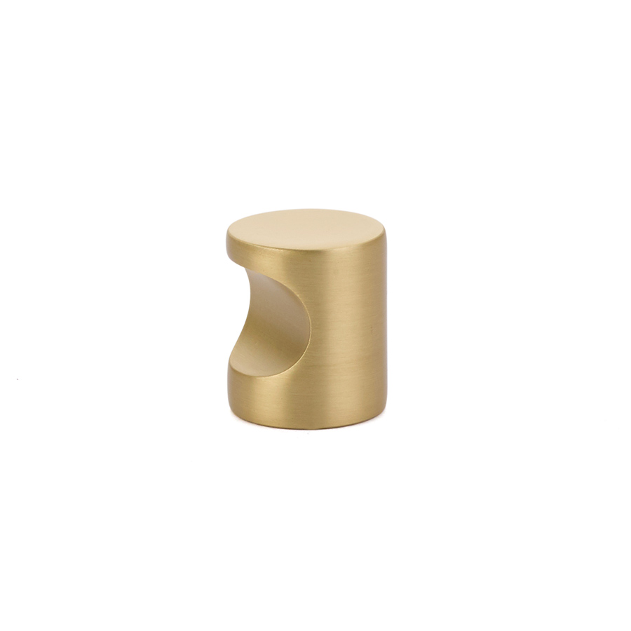 Emtek 86151US4 Finger Pull, Large 1" - Satin Brass